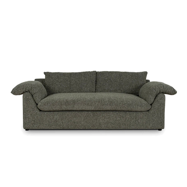 Plush 3-Seater Sofa - Canopy Green — part of Canopy Green Living Room Furniture Set