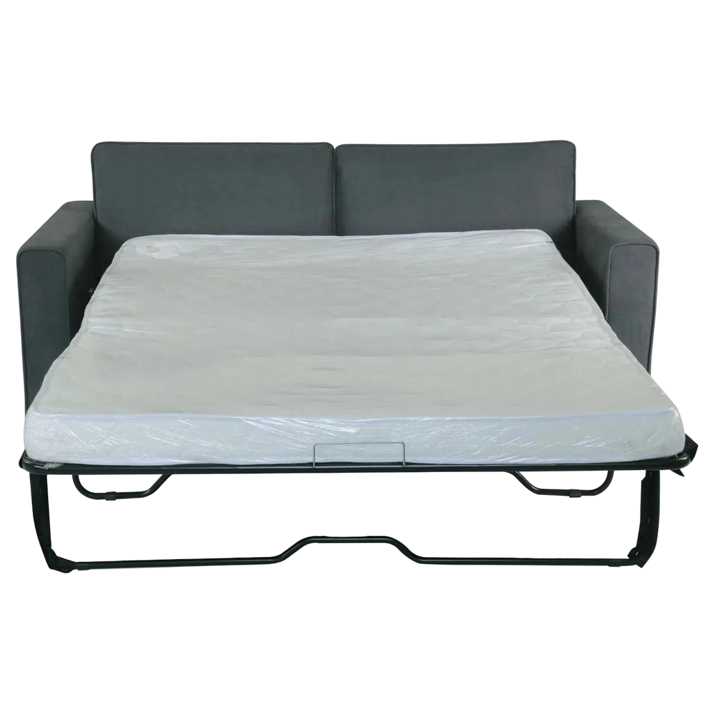 Summit Fabric Innerspring Mattress Sofa Bed, 2.5 Seater / Queen, Mid Grey