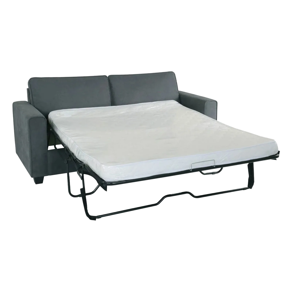 Summit Fabric Innerspring Mattress Sofa Bed, 2.5 Seater / Queen, Mid Grey