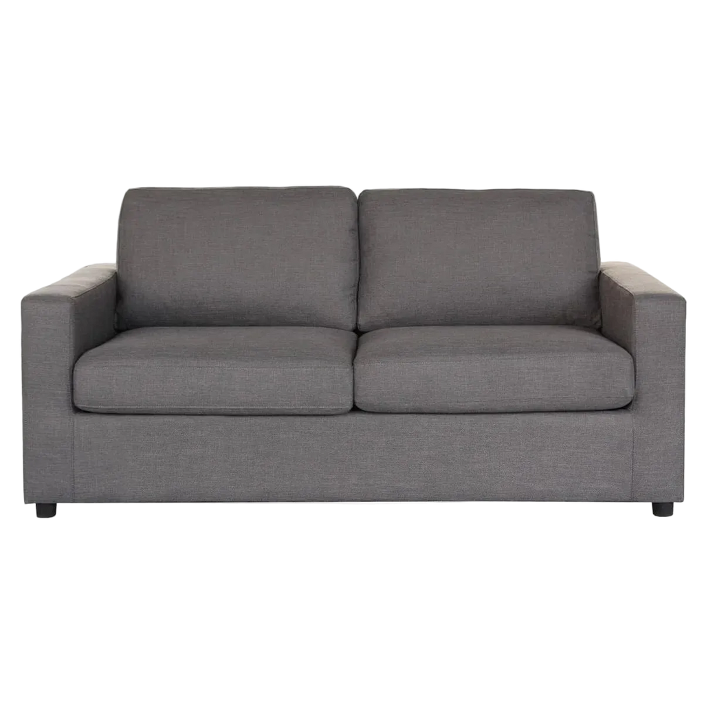 Mana Fabric Innerspring Mattress Sofa Bed, 2 Seater / Double, Dark Grey