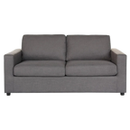 Mana Fabric Innerspring Mattress Sofa Bed, 2 Seater / Double, Dark Grey