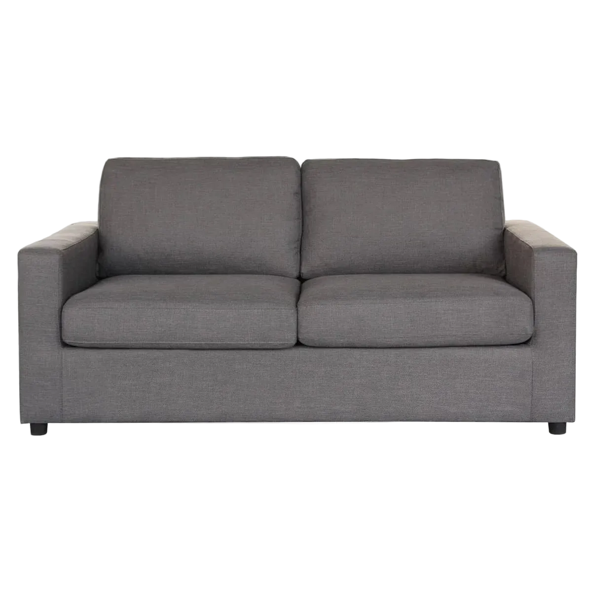 Mana Fabric Innerspring Mattress Sofa Bed, 2 Seater / Double, Dark Grey