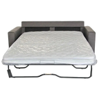 Mana Fabric Innerspring Mattress Sofa Bed, 2 Seater / Double, Dark Grey