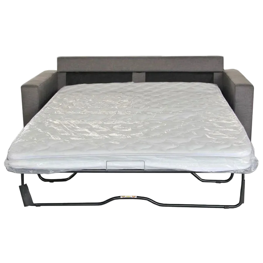 Mana Fabric Innerspring Mattress Sofa Bed, 2 Seater / Double, Dark Grey