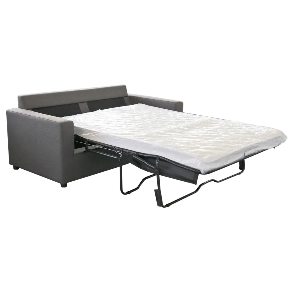 Mana Fabric Innerspring Mattress Sofa Bed, 2 Seater / Double, Dark Grey