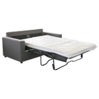 Mana Fabric Innerspring Mattress Sofa Bed, 2 Seater / Double, Dark Grey