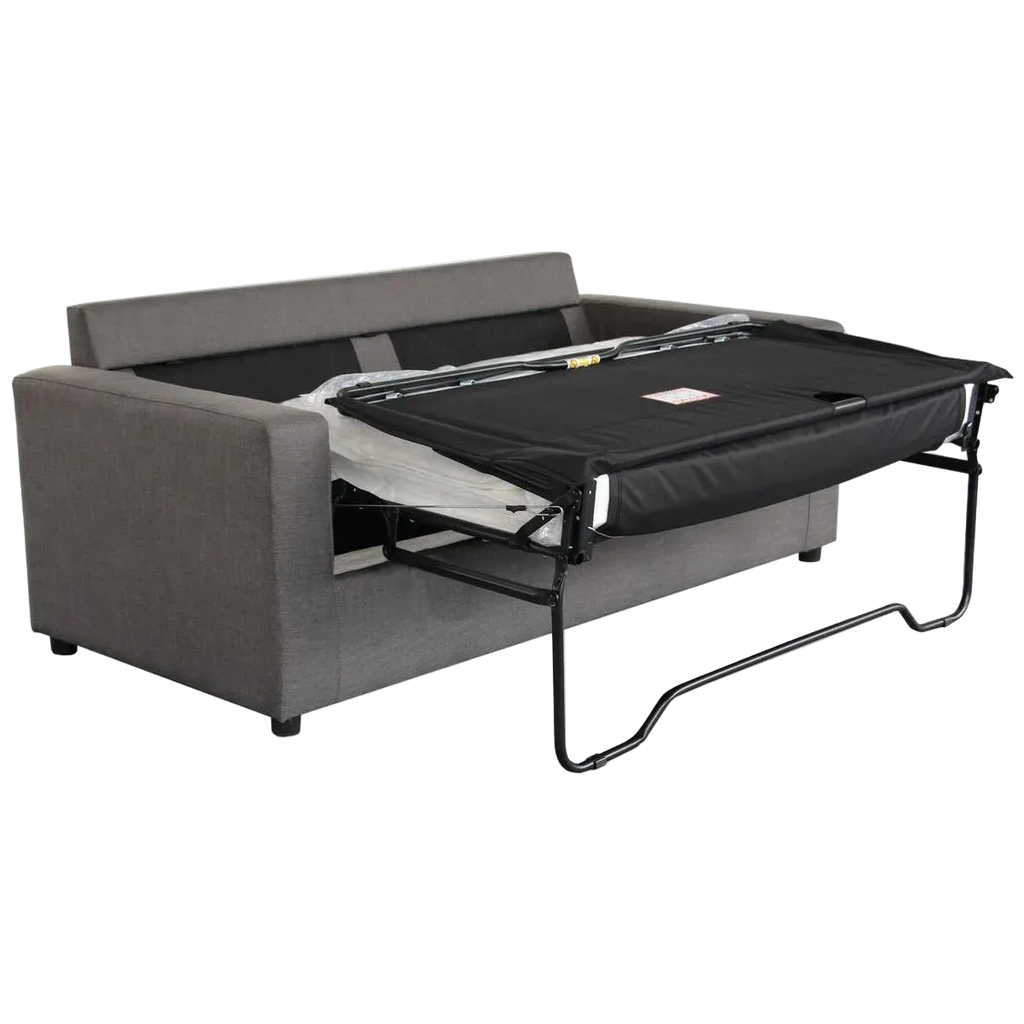 Mana Fabric Innerspring Mattress Sofa Bed, 2 Seater / Double, Dark Grey