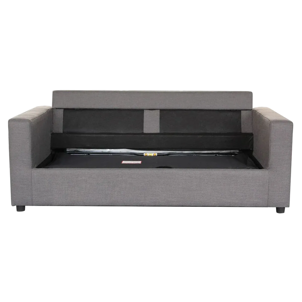 Mana Fabric Innerspring Mattress Sofa Bed, 2 Seater / Double, Dark Grey