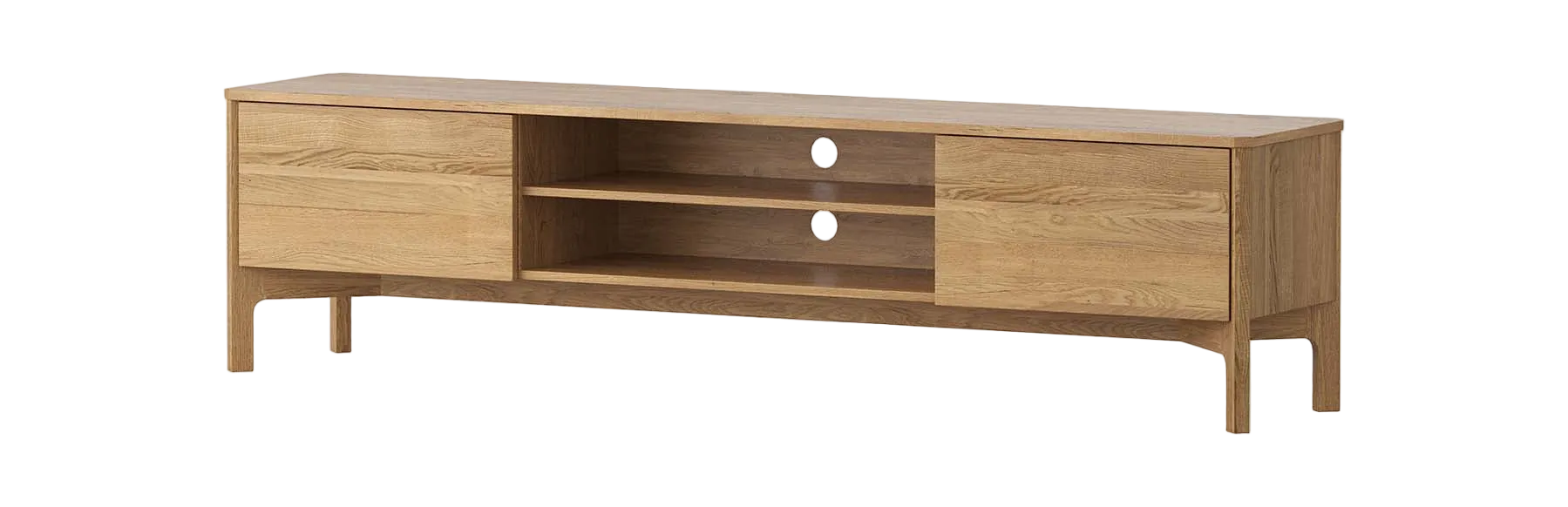Aksel 2200 Entertainment Unit - American Oak