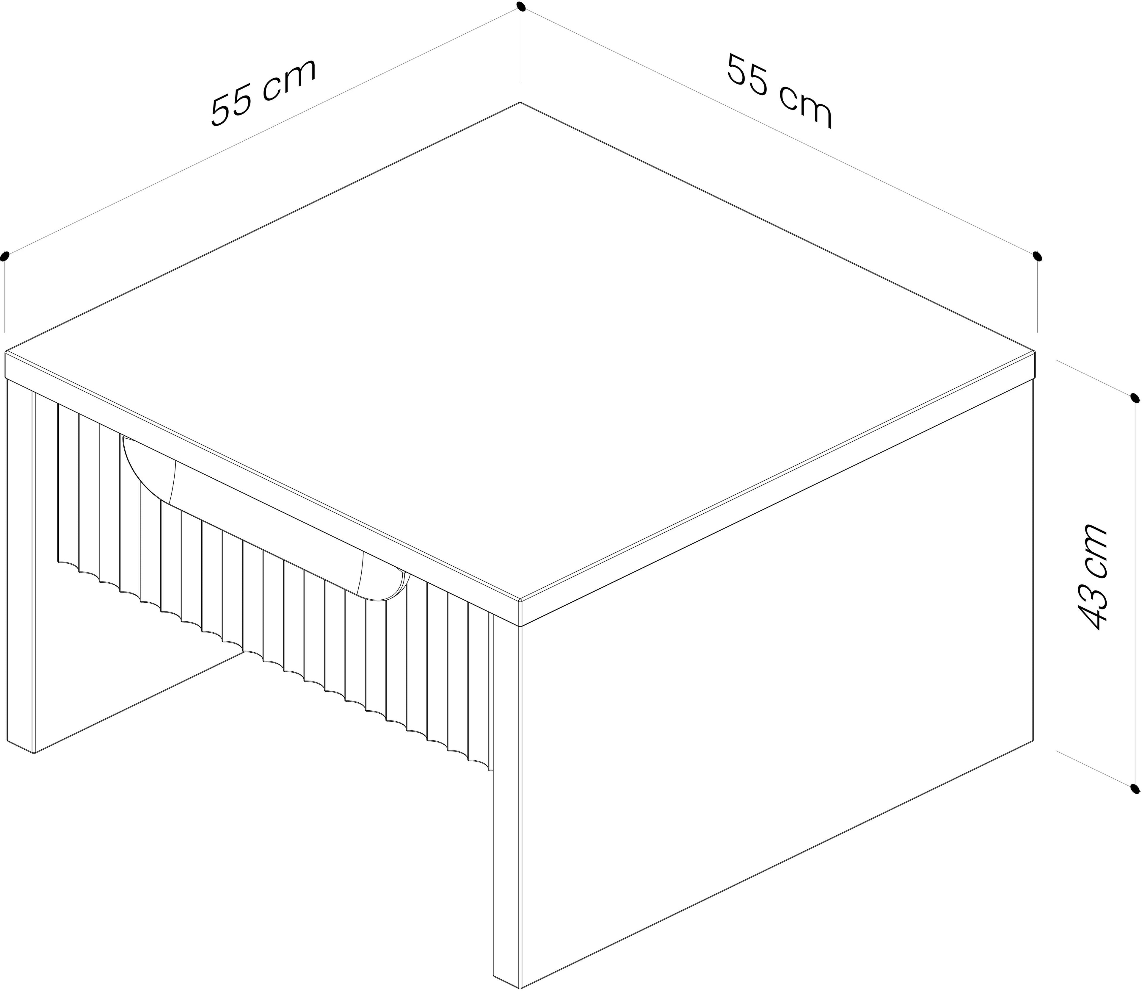 Avery Lamp Table - American Oak