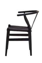 Hans Wegner Wishbone Chair - Black Cord