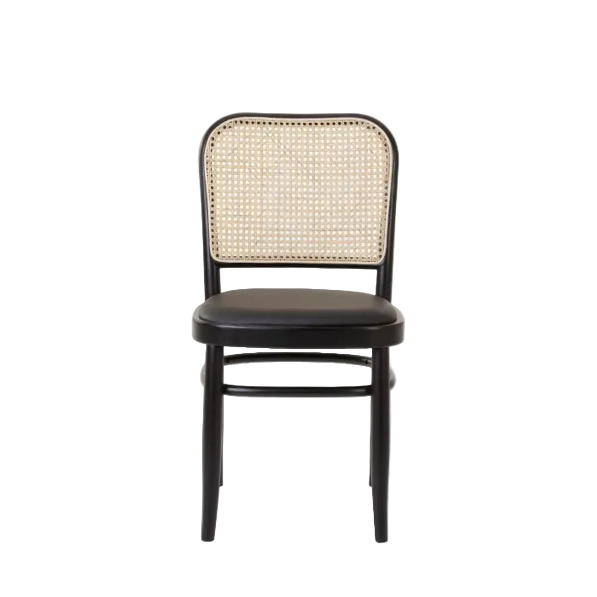 Josef Hoffman No.811 Dining Chair - Black Padded