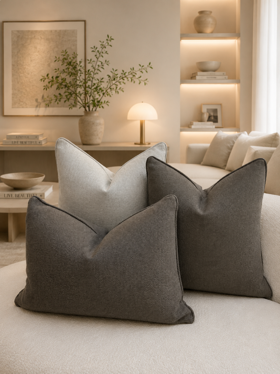 Natural Shearling Cushion Feather Insert