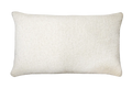 Ivory Chenille Boucle Cushion Feather Insert