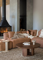 Roquette Side Table - Light Travertine
