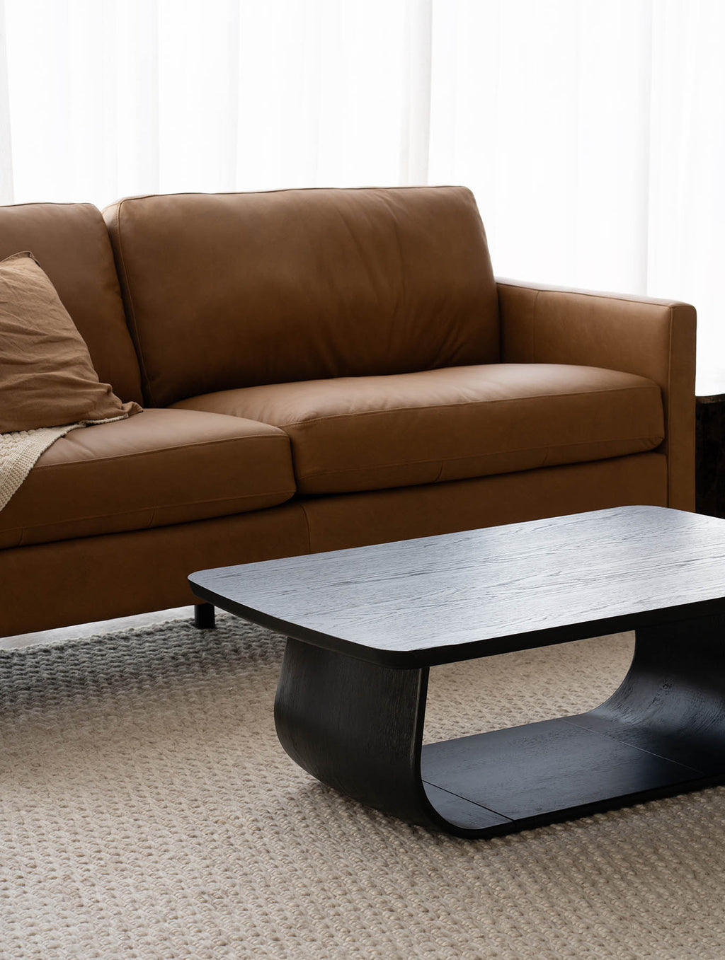 Lambert Rectangle Coffee Table - Oak Black