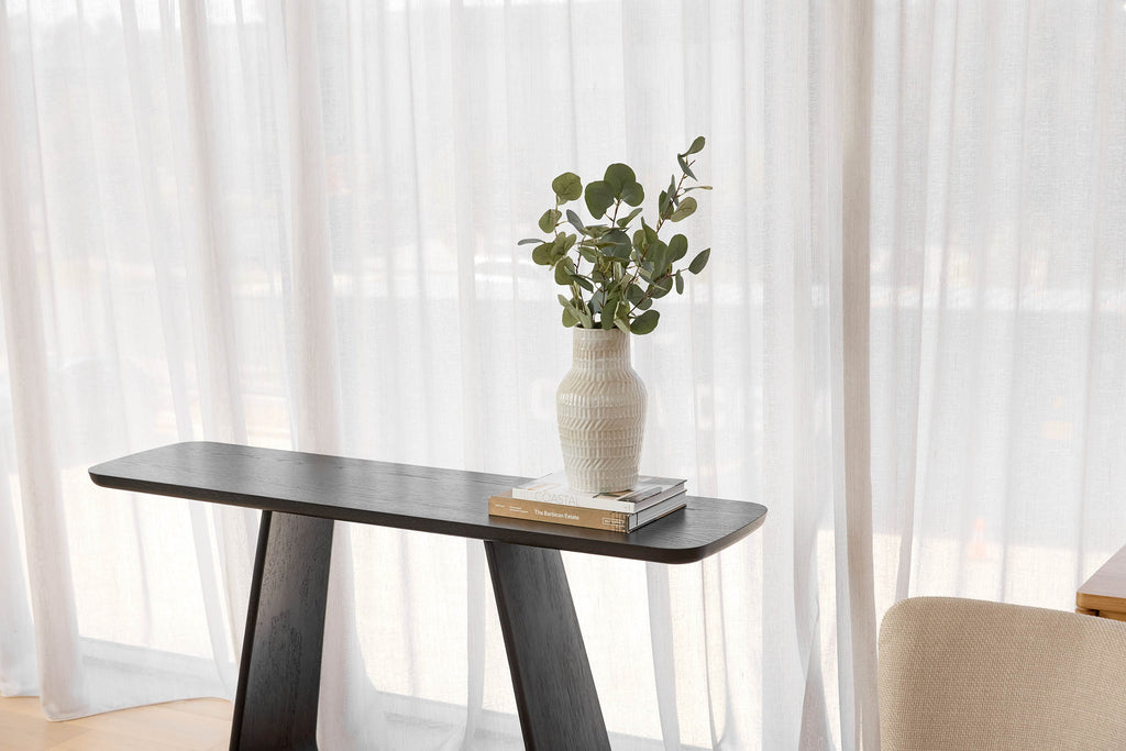 Lambert Console Table - Oak Black