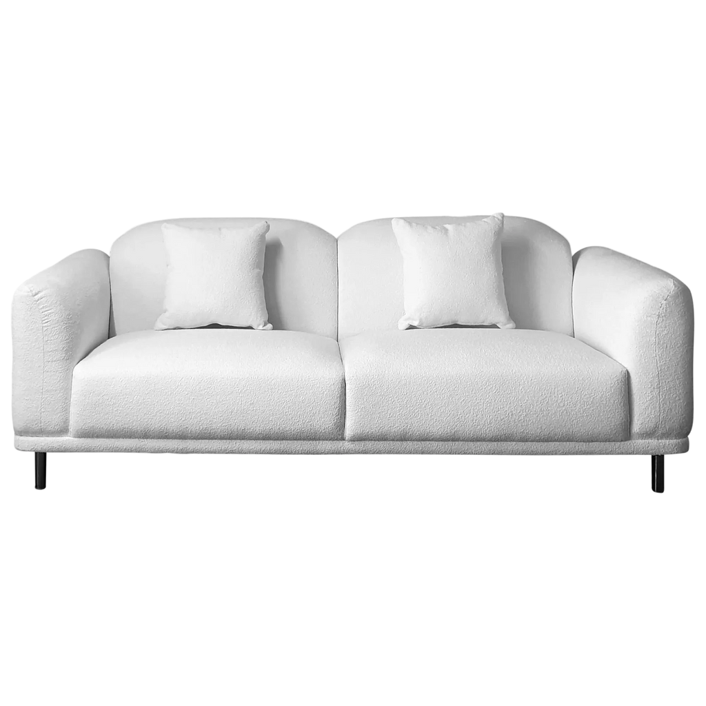 Emiler Boucle Fabric Sofa, 2 Seater