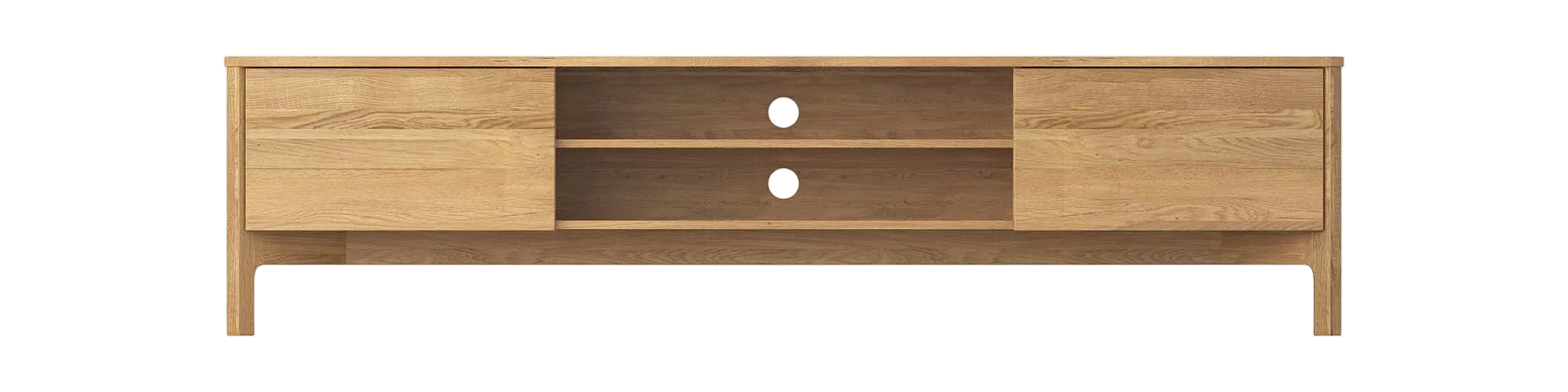 Aksel 2200 Entertainment Unit - American Oak