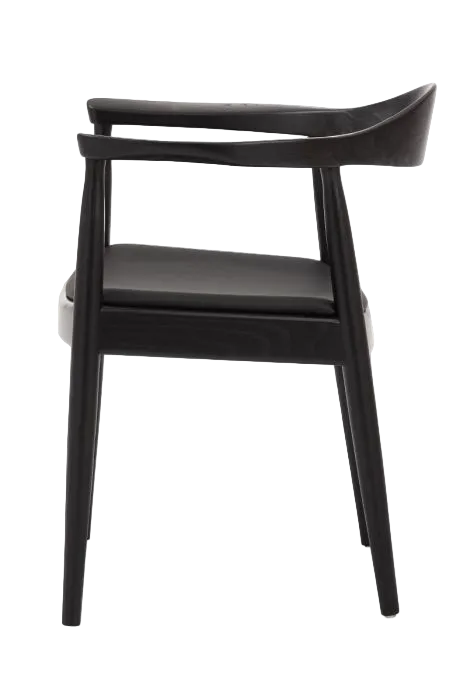 Hans Wegner Round Chair - Black