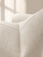 Mocha Check Cushion Feather Insert