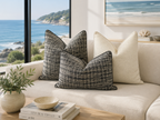 Cream Woven Cushion Feather Insert