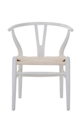 Hans Wegner Wishbone Chair - White Cord