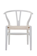 Hans Wegner Wishbone Chair - White Cord