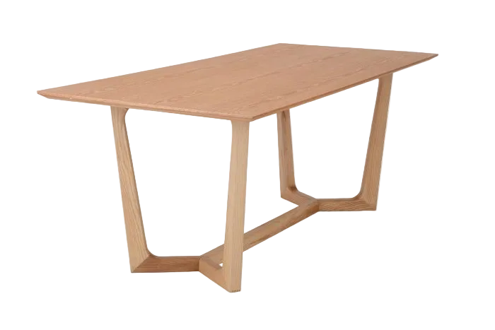 Tropez Dining Table 180cm - Natural Timber