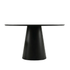 Moon Round Dining Table 120cm - Black