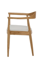Hans Wegner Round Chair - Natural Ash White Cushion