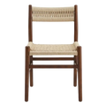 Fitzroy Rattan Dining Chair - Dark Walnut