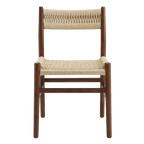 Fitzroy Rattan Dining Chair - Dark Walnut