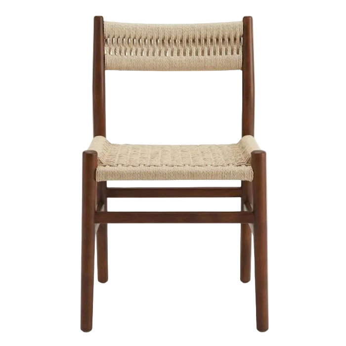 Fitzroy Rattan Dining Chair - Dark Walnut