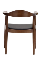 Hans Wegner Round Chair - Dark Walnut
