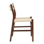 Fitzroy Rattan Dining Chair - Dark Walnut
