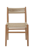 Fitzroy Rattan Dining Chair - Natural Timber