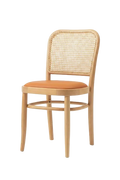Josef Hoffman No.811 Dining Chair - Natural Ash Tan Padded