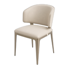 Reeve Curved Dining Chair - Beige
