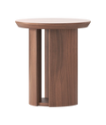 Meko 500 Round Side Table - Walnut Natural