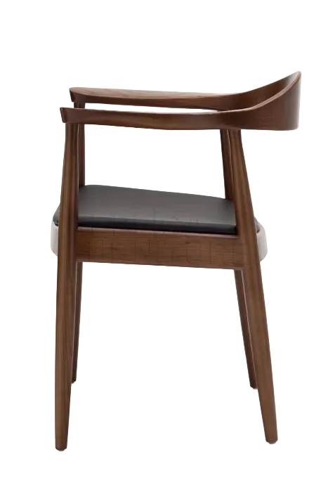 Hans Wegner Round Chair - Dark Walnut