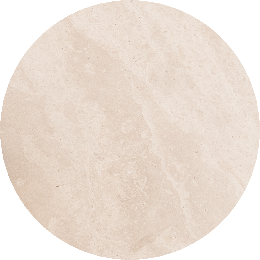 Roquette Side Table - Light Travertine