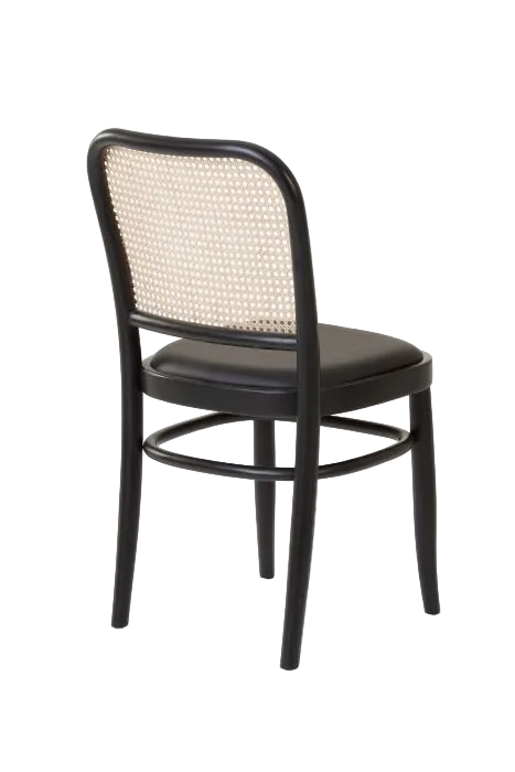 Josef Hoffman No.811 Dining Chair - Black Padded