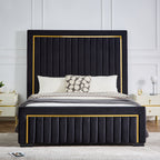 Luca Upholstered Fabric Bed