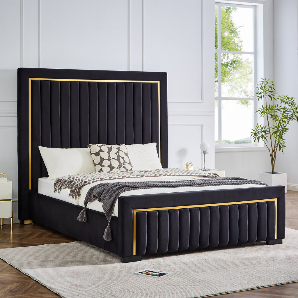 Luca Upholstered Fabric Bed