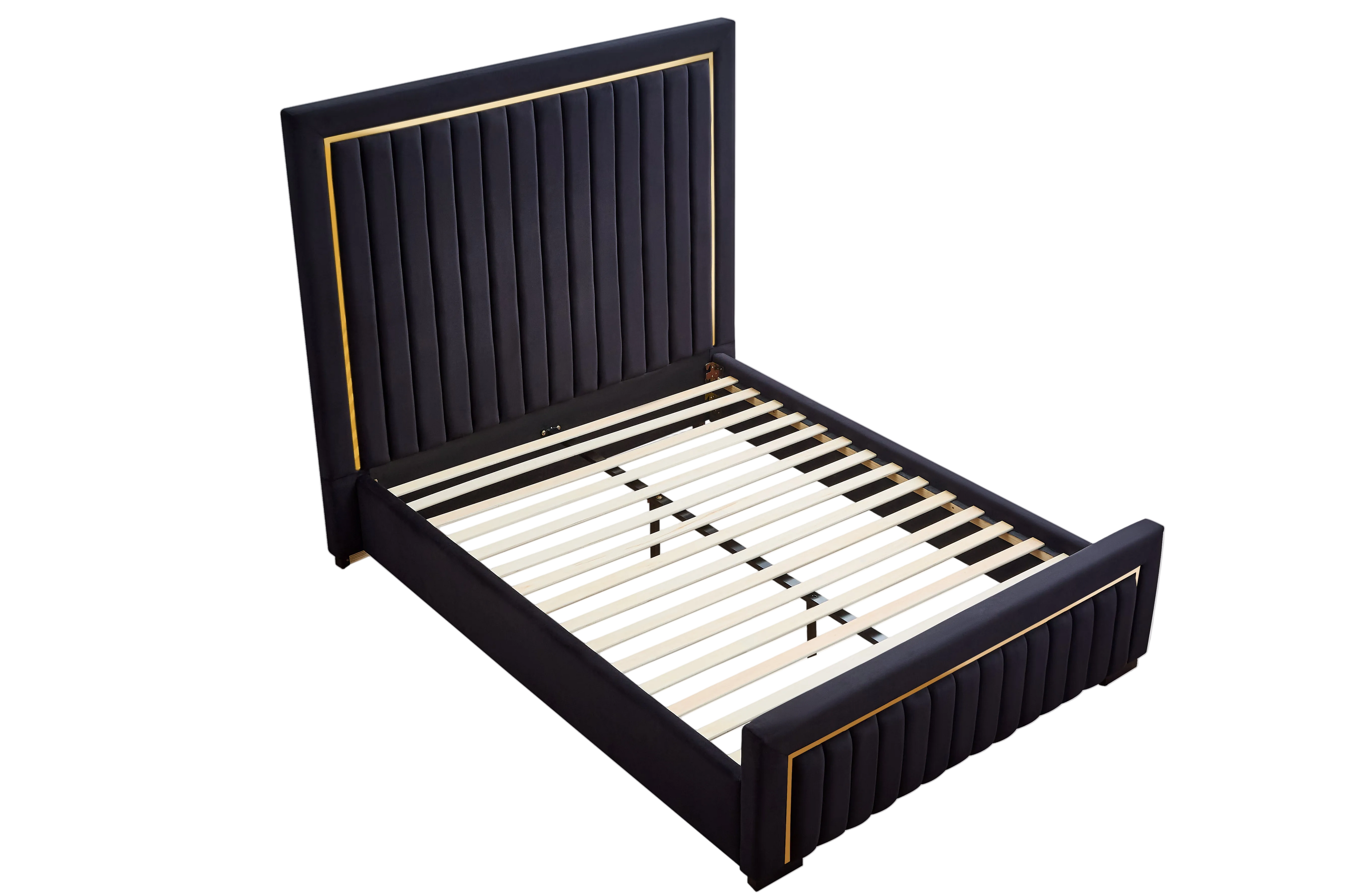 Luca Upholstered Fabric Bed
