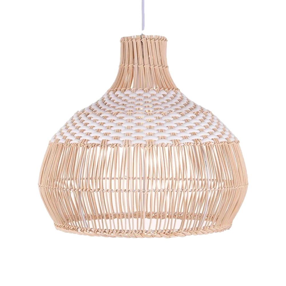 Coastal Rattan Pendant Light - Natural