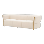 Bella Three Seater Lounge White
