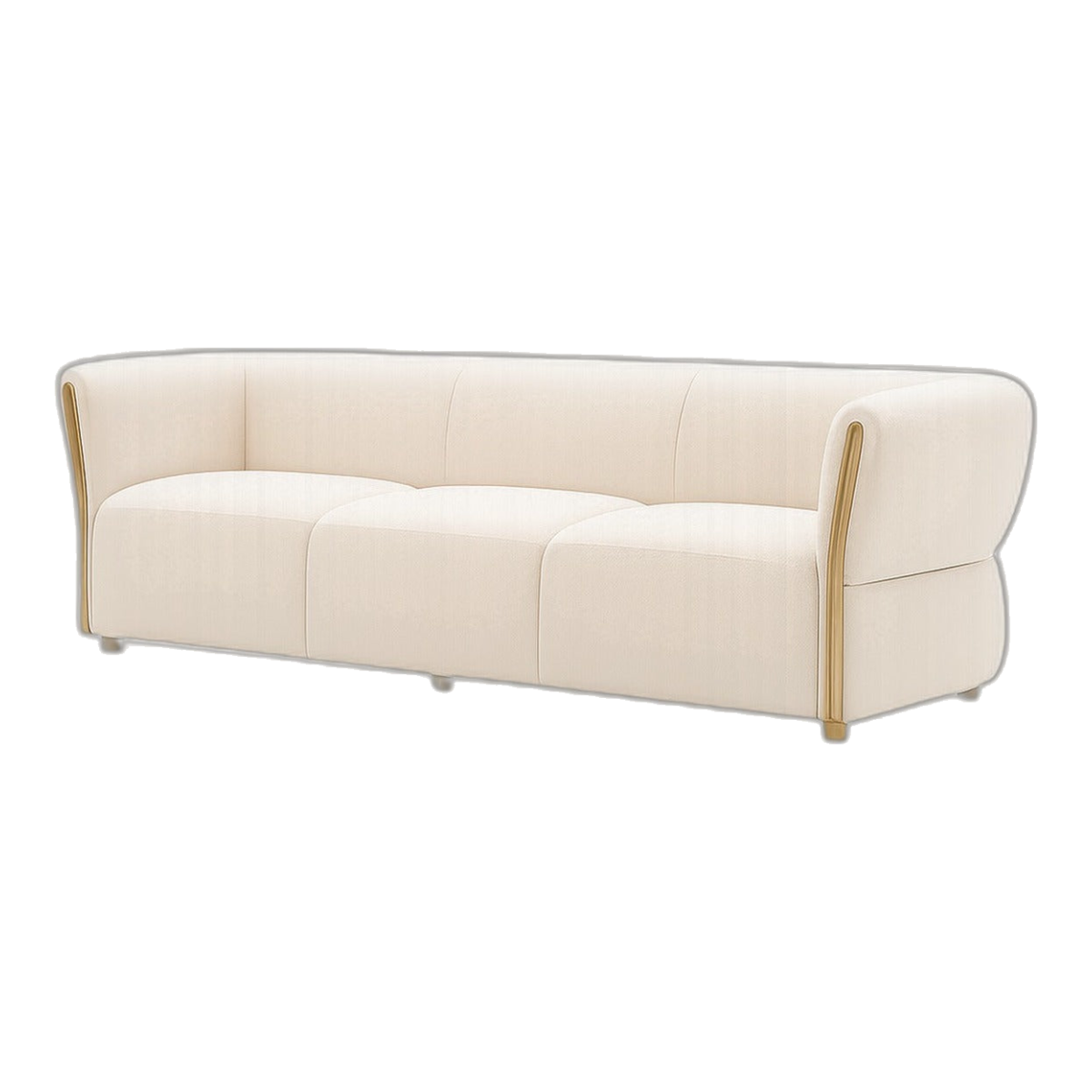 Bella Three Seater Lounge White