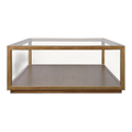 Sadie Square Coffee Table Antique Gold